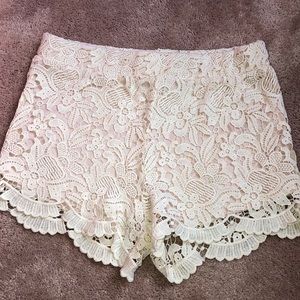 Forever21 lace shorts
